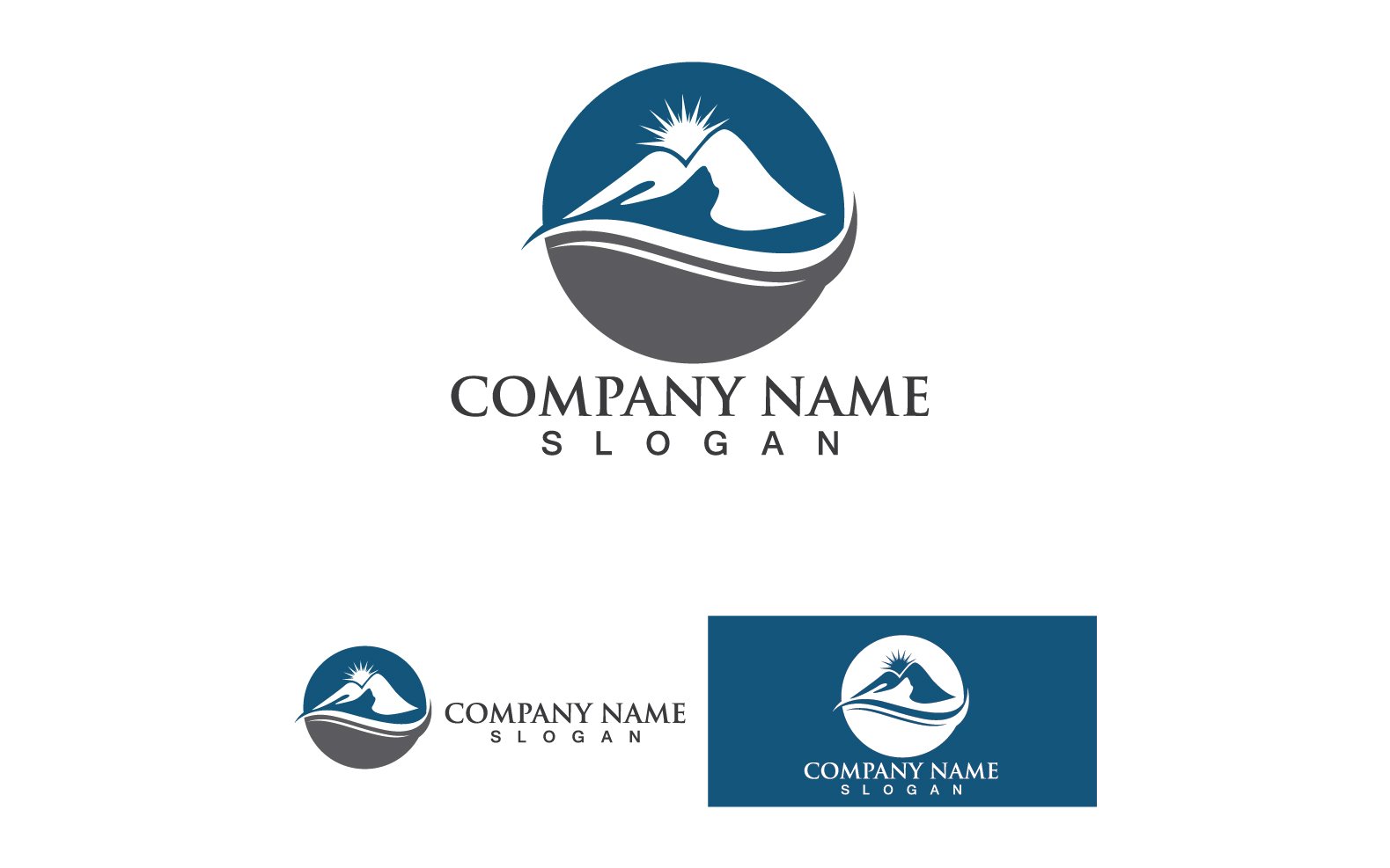 Template #311822 Silhouette Mountain Webdesign Template - Logo template Preview