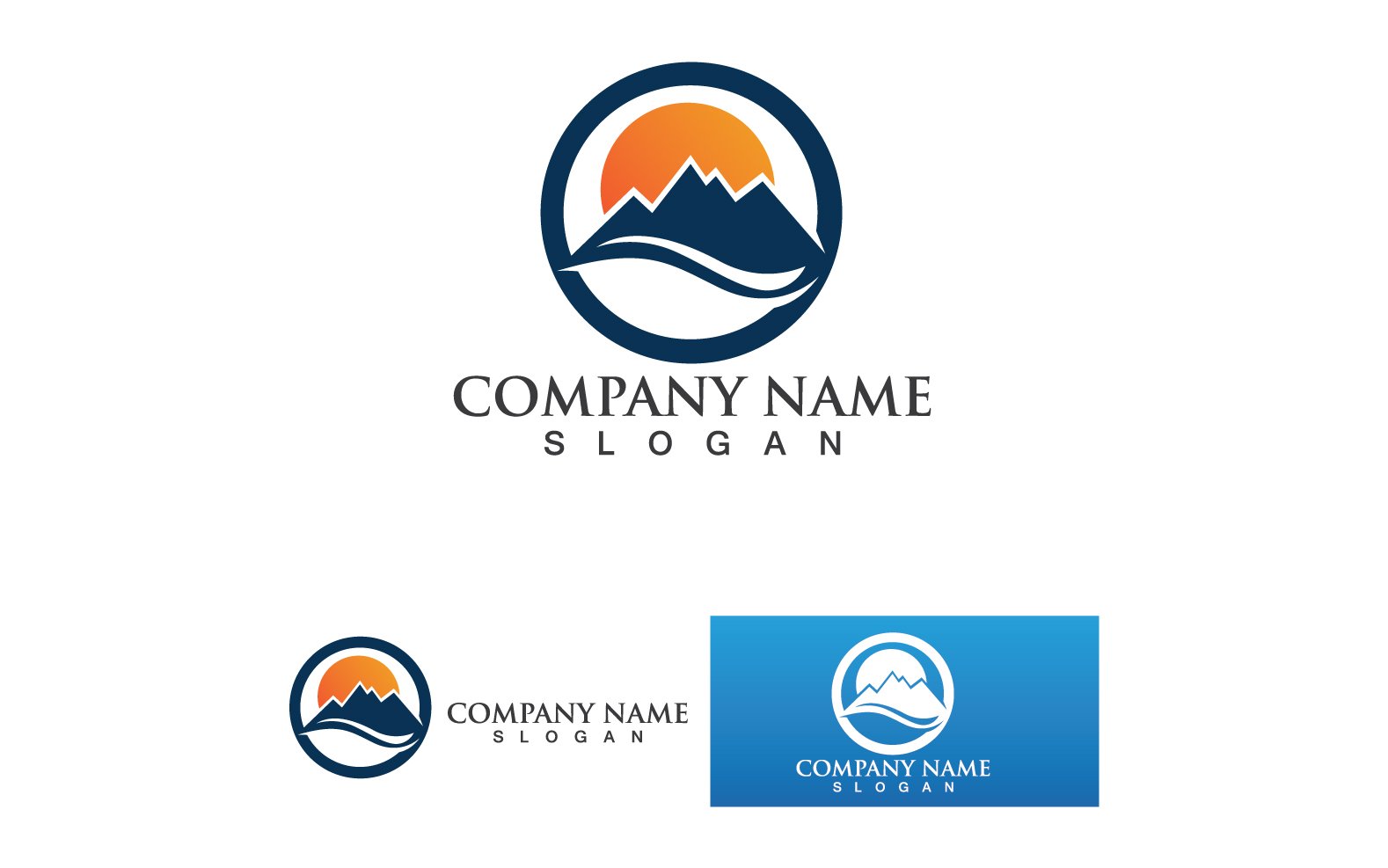Template #311823 Silhouette Mountain Webdesign Template - Logo template Preview