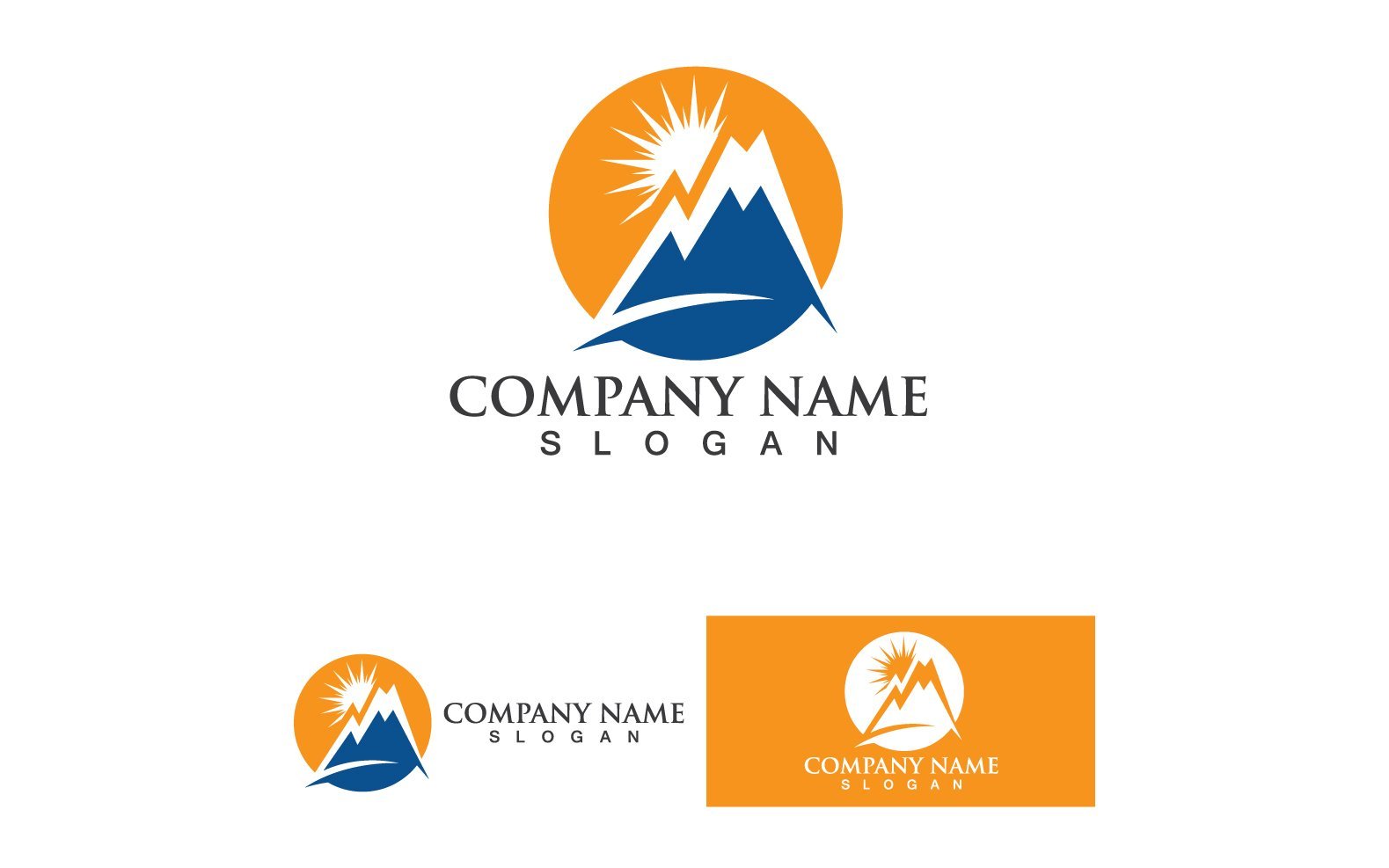 Template #311825 Silhouette Mountain Webdesign Template - Logo template Preview