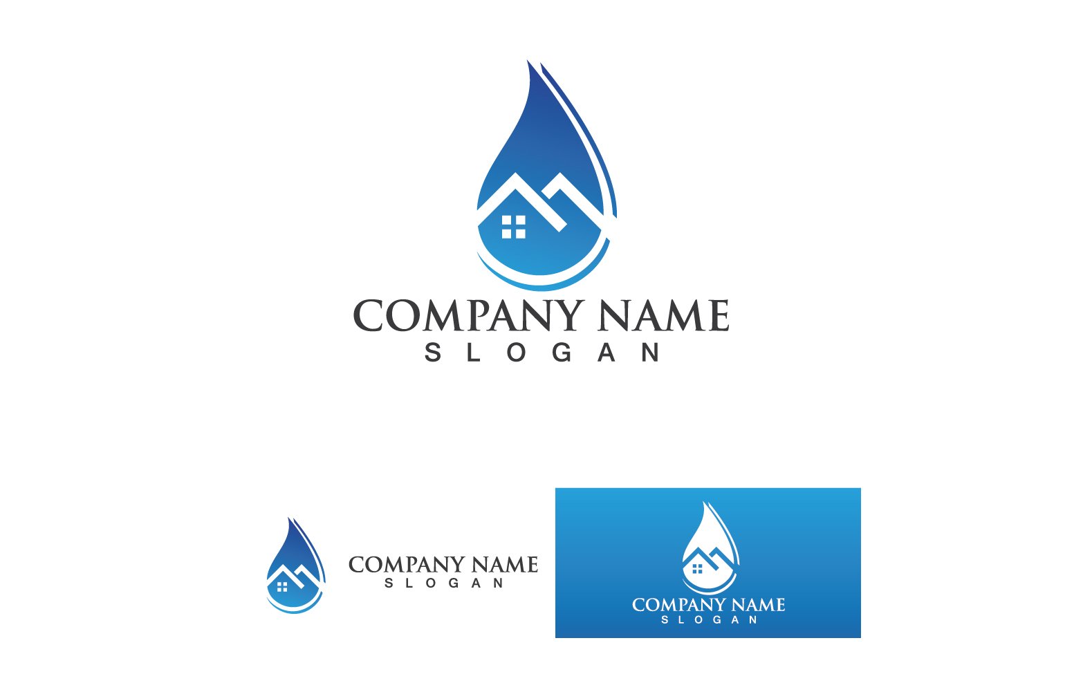 Kit Graphique #311841 Blue Business Divers Modles Web - Logo template Preview