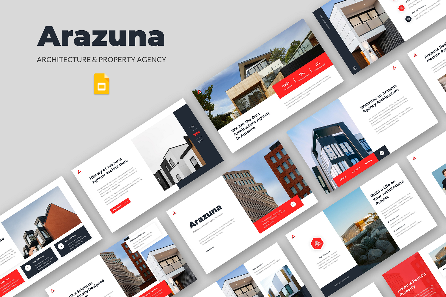 Arazuna Architecture & Property Agency Google Slide Template