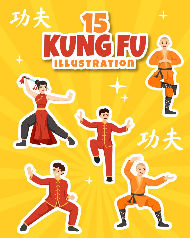 Kit Graphique #311938 Kung Fu Divers Modles Web - Logo template Preview