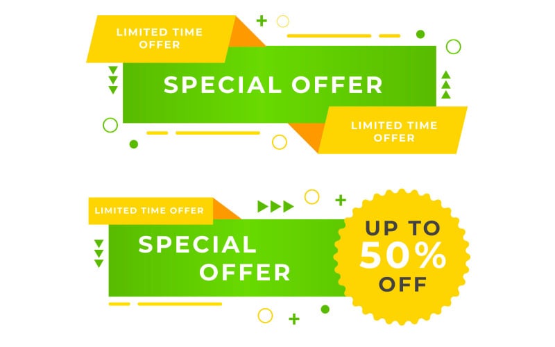 flash sale discount banner promotion background Illustration