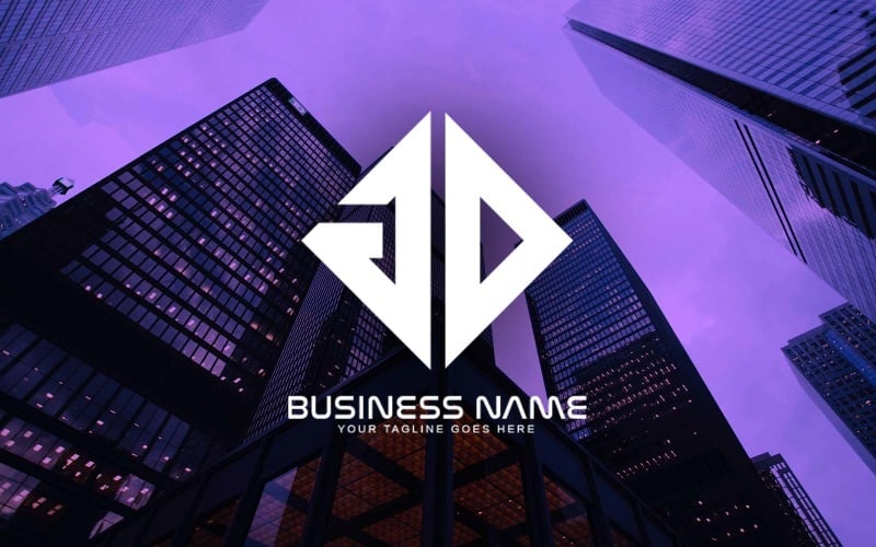 Professional GD Letter Logo Design For Your Business - Brand Identity Logo Template