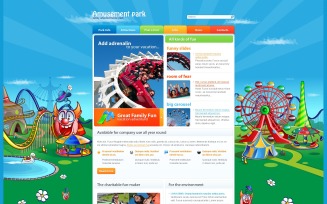 Amusement Park PSD Template