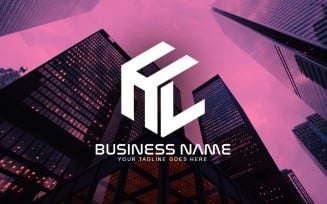 Professional HL Letter Logo Design For Your Business - Brand Identity