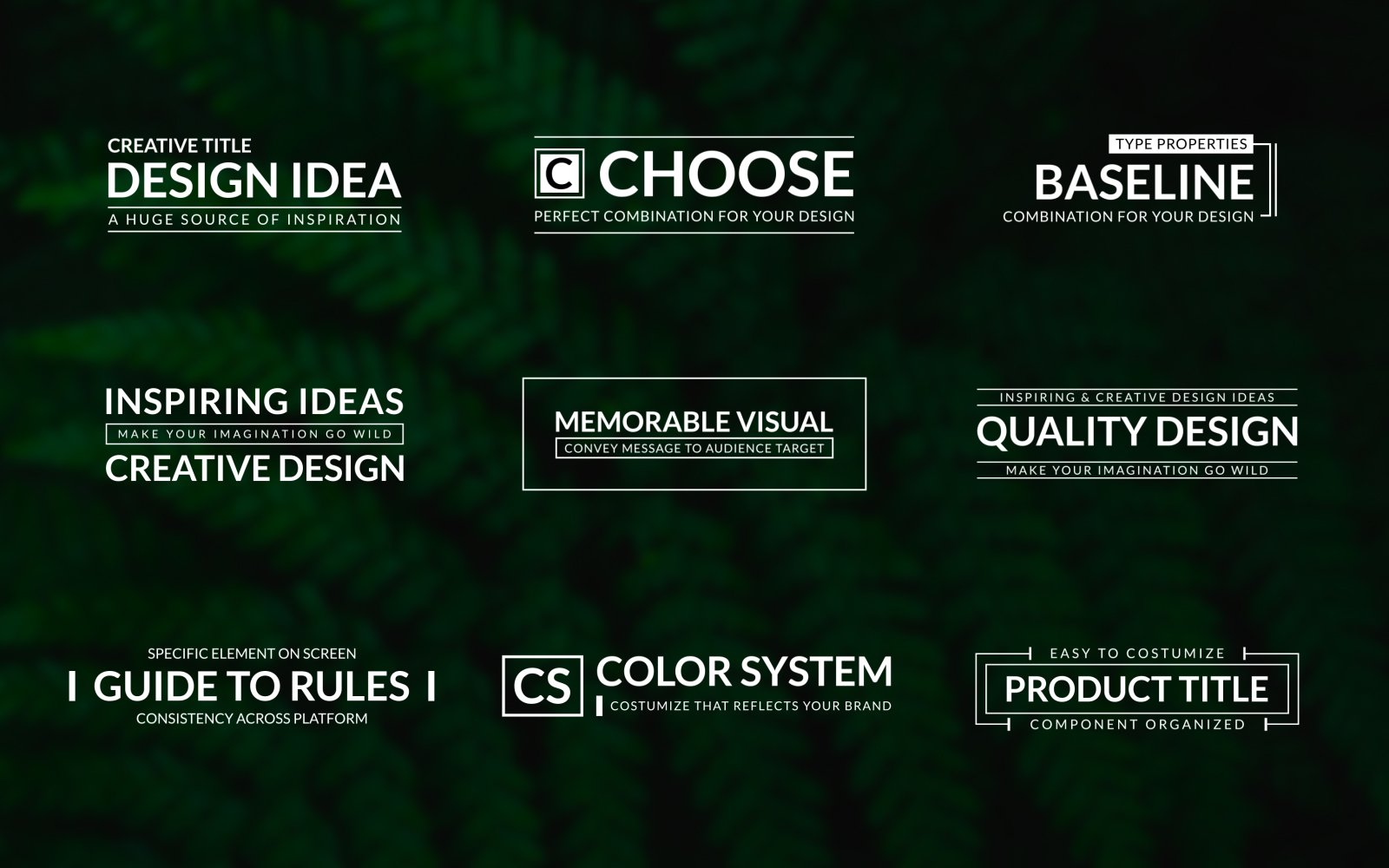 Kit Graphique #312148 Creative Innovation Divers Modles Web - Logo template Preview