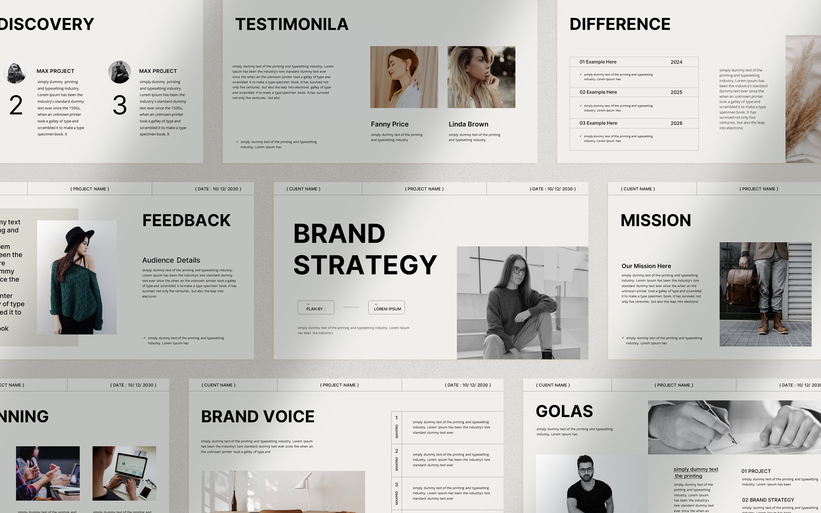 Kit Graphique #312214 Brand Strategy Divers Modles Web - Logo template Preview