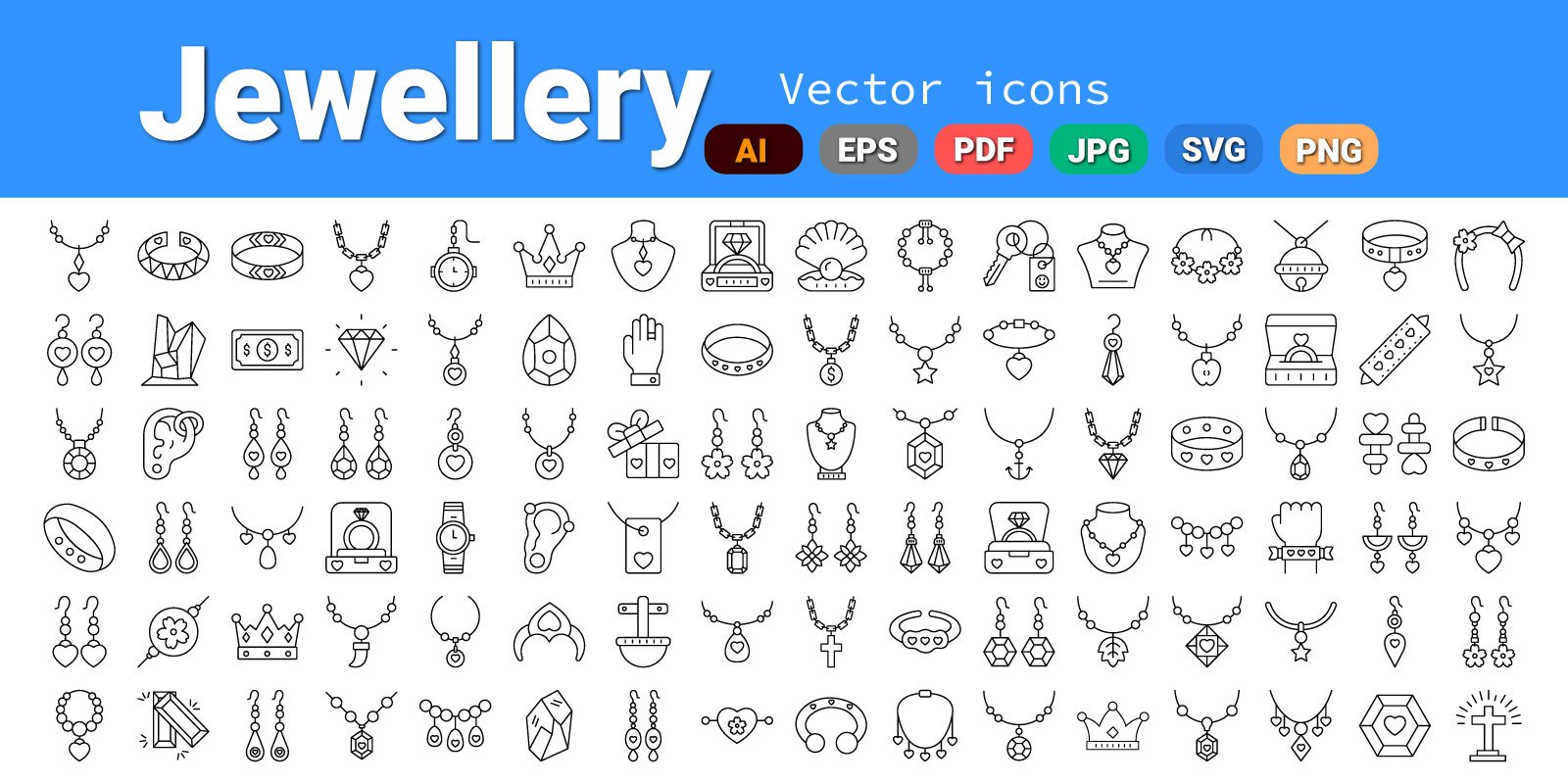 Kit Graphique #312226 Jewellery Icons Divers Modles Web - Logo template Preview