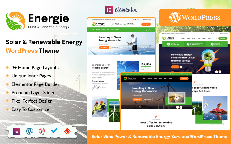 Energie WordPress Themes 312256