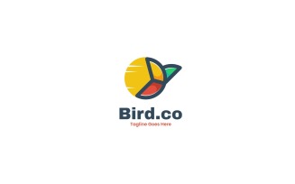 Bird Simple Mascot Logo Vol.10