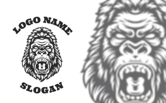 Gorilla Graphic Logo Design