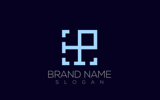 P Square | Initial Square Letter P Logo Design