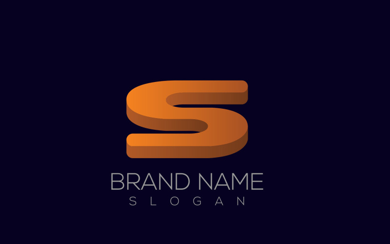 3D S Logo Vector | Premium 3D S Letter Vector Logo Design Logo Template