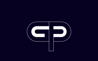 Gp Logo - Initial Letter Gp Or Pg Logo Vector Design