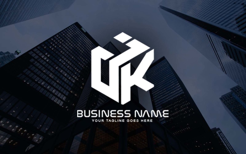 Professional JK Letter Logo Design For Your Business - Brand Identity Logo Template