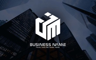 Professional JM Letter Logo Design For Your Business - Brand Identity