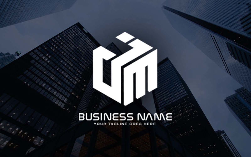 Professional JM Letter Logo Design For Your Business - Brand Identity Logo Template