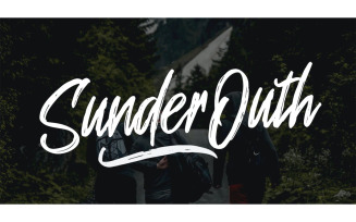 Sunder Outh Font - Sunder Outh Font