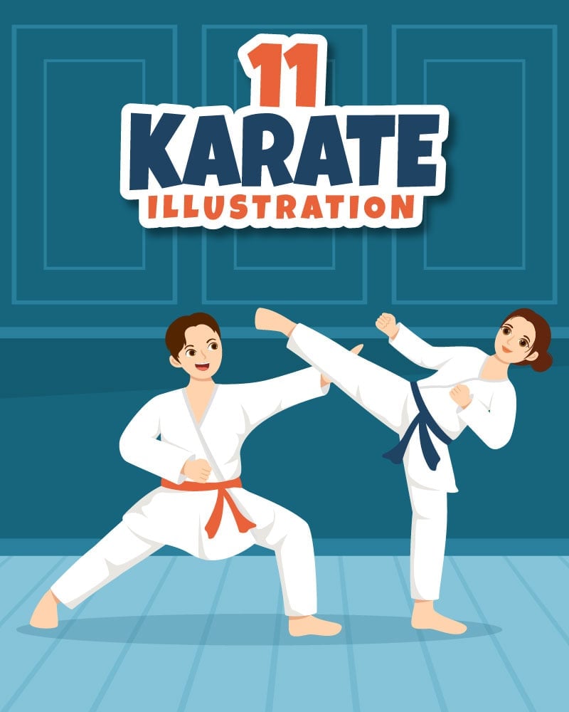 Kit Graphique #312483 Karate Martial Divers Modles Web - Logo template Preview