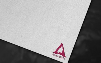 Anna ''A'' Letter Logo Template
