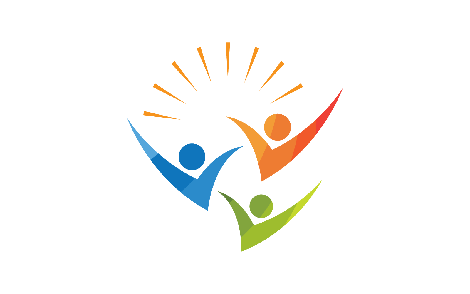 Community, network and social logo design Logo Template
