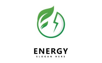 Energy logo icon template vector design V6