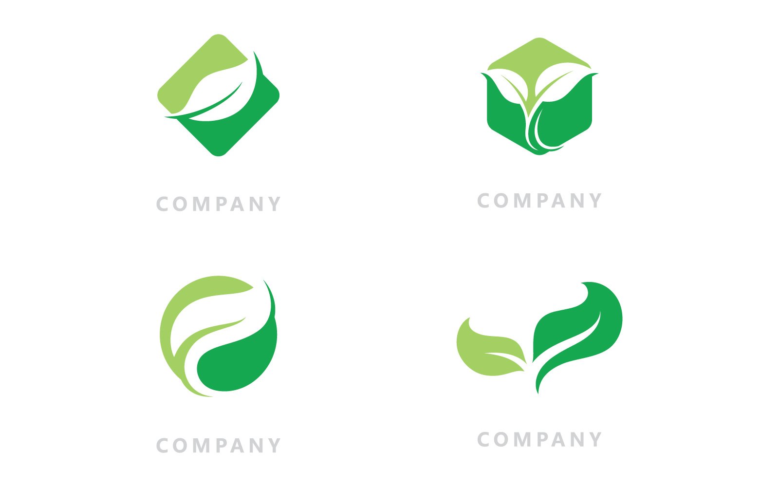 Kit Graphique #312523 Leaf Logo Divers Modles Web - Logo template Preview