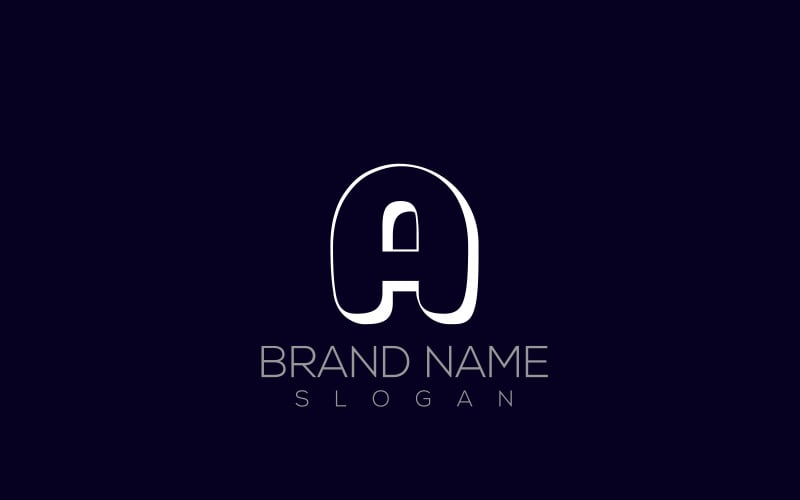 3D A Logo Vector | Premium 3D A Letter Logo Design Logo Template