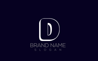 3D D Logo Vector | Premium 3D D Letter Logo Design