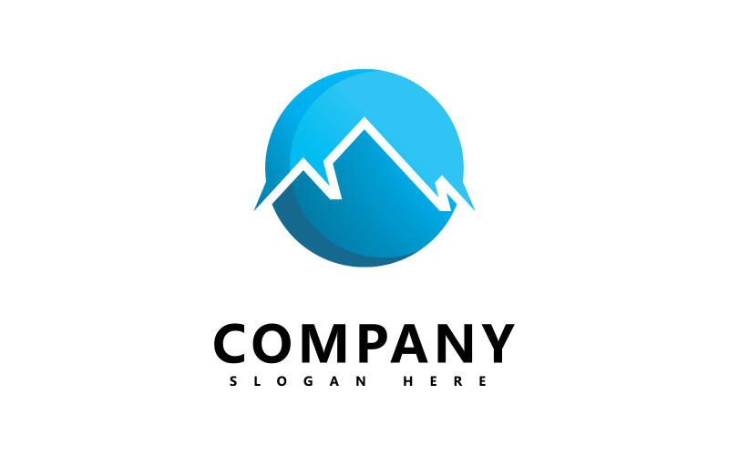Mountain Logo icon vector Design Template V.2 Logo Template