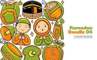 Ramadan Doodle Vector Pack #04