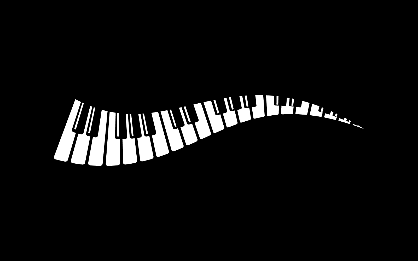 Plantilla de diseño de vector de ilustración de piano