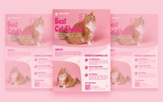 Best Cat Shelther Flyer Template