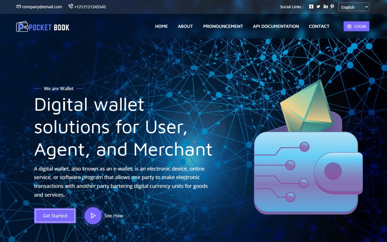 PocketBook - A Complete Digital Wallet Solution Laravel Script.