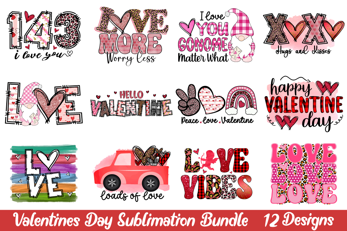 Valentines Day Sublimation Bundle