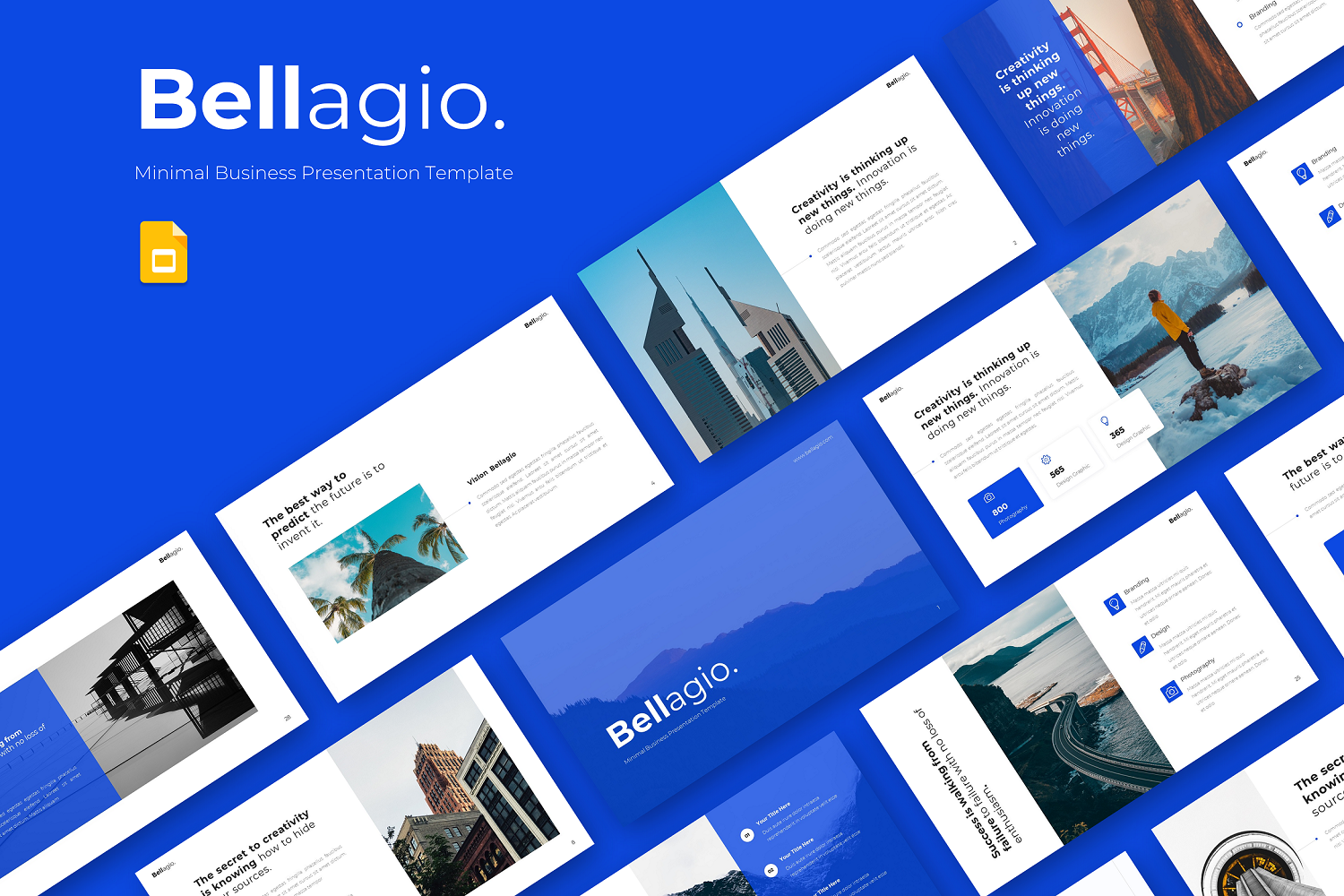 Bellagio - Minimal Business Google Slide Template