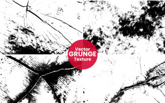 Grunge style cracked texture background and black film grunge overlay