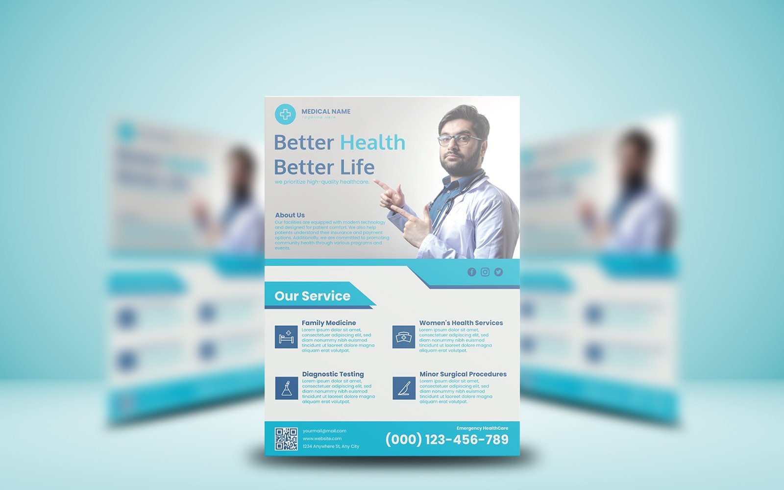 Template #313005 Care Clinic Webdesign Template - Logo template Preview
