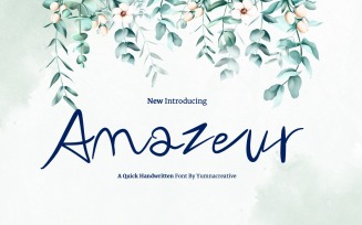 Amazeur - Quick Handwritten Font