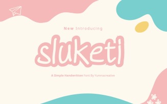 Sluketi - Simple Handwritten Font