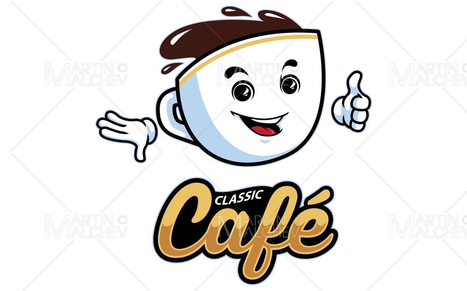 Kit Graphique #313274 Caf Mascot Divers Modles Web - Logo template Preview