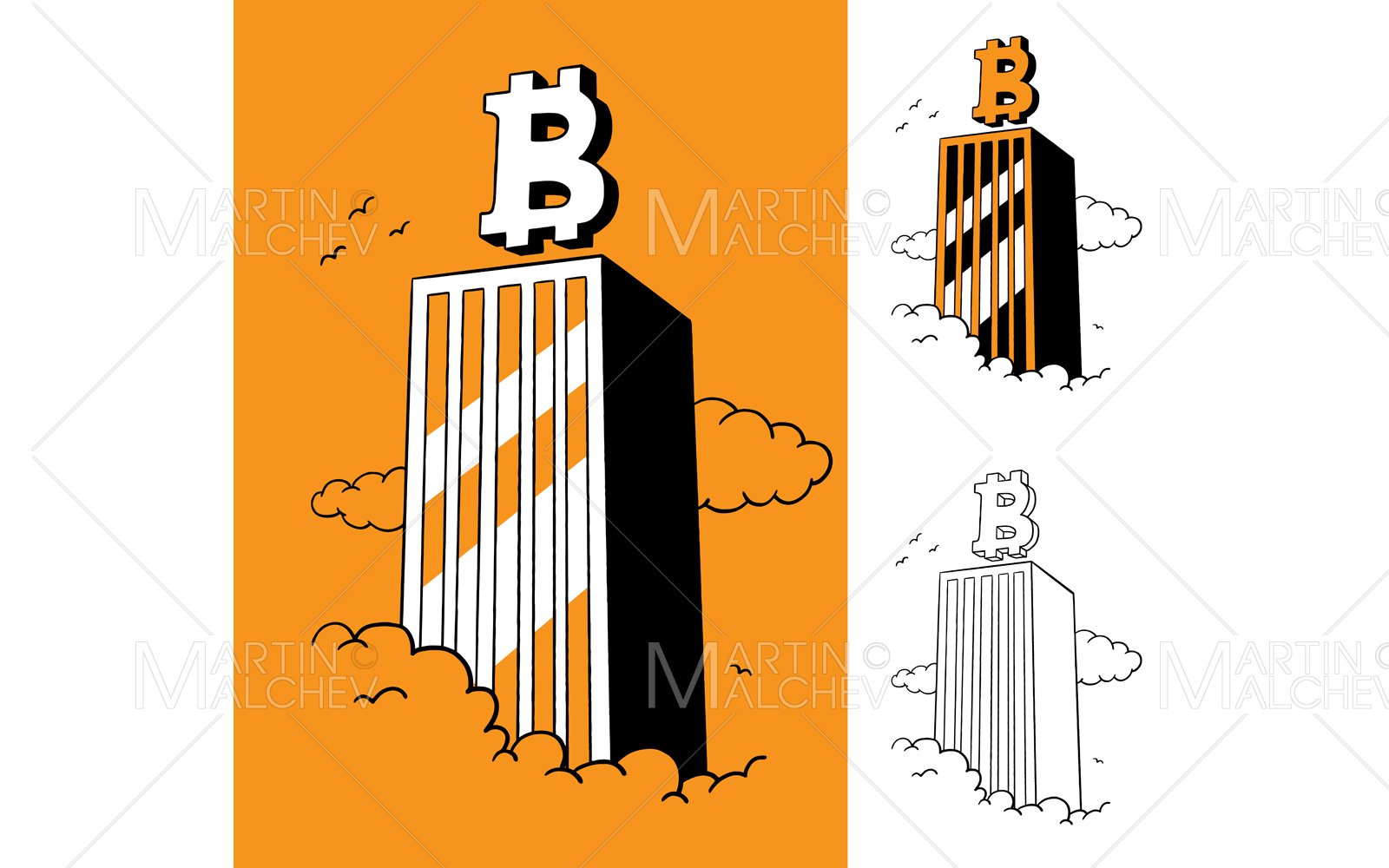 Kit Graphique #313284 Bitcoin Devise Web Design - Logo template Preview
