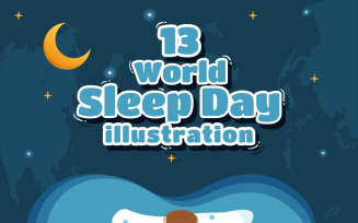 13 World Sleep Day Illustration