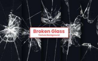 Broken glasses screen texture background and Fractured glass texture