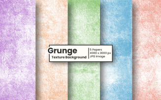 Concrete wall grunge dirty overlay texture set and colorful grunge distressed background
