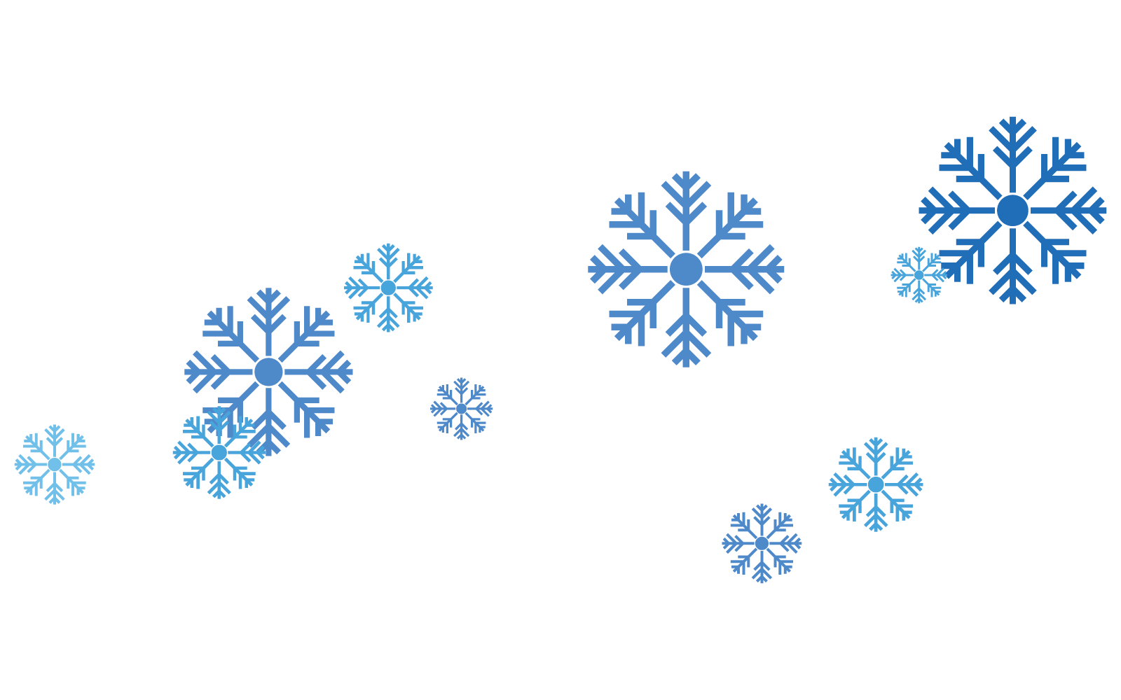 Flocons Neige Fond Neige Illustration Vectorielle Design Plat