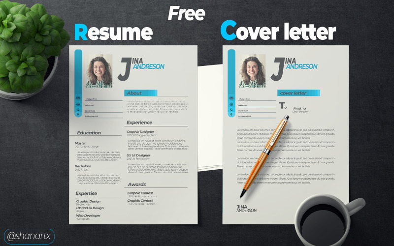 Free Resume and Cover letter Template Resume Template