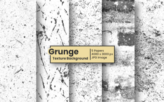 Grunge dirty overlay texture set and Black grunge distressed background