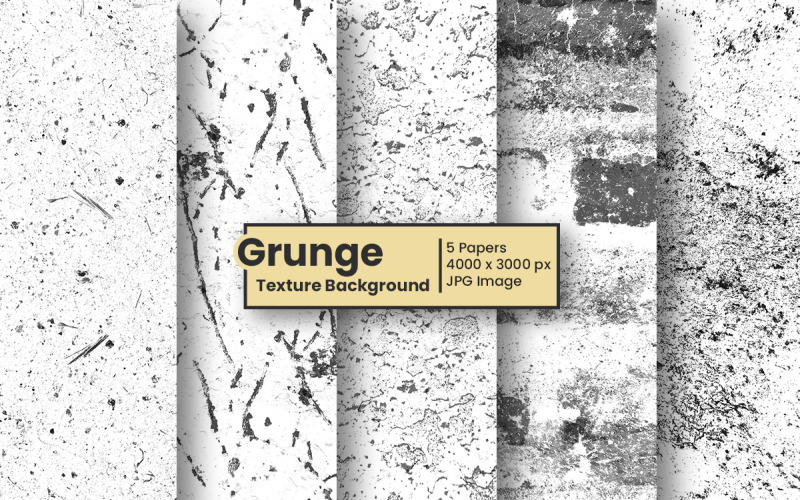 Grunge dirty overlay texture set and Black grunge distressed background Background